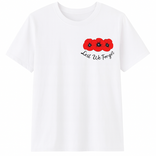 Remembrance Day 3 Poppy Shirt